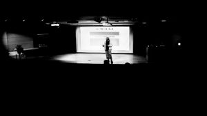 Terrence Taylor Presenting On Stage